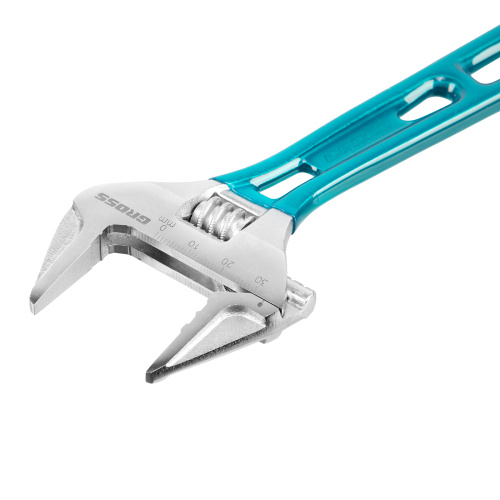 Ключ разводной 200 мм, CrV, облегченный Gross по ценам производителя в Уфе с доставкой по всей России