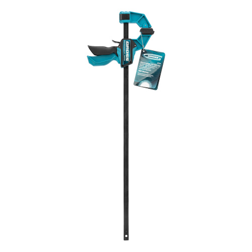 Струбцина реечная, быстрозажимная, пистолетного типа, пошаговый механизм, пластиковый корпус, 600мм Gross по ценам производителя в Уфе с доставкой по всей России