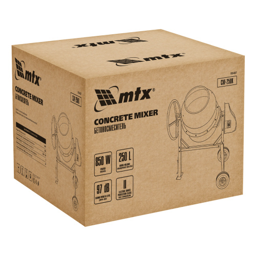 Бетоносмеситель СМ-250К, 250 л, мощность 850 Вт МТХ по ценам производителя в Уфе с доставкой по всей России