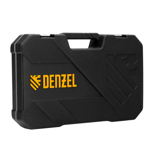 Набор инструментов, 1/2", 1/4", CrV, S2, пластиковый кейс, 82 предмета Denzel по ценам производителя в Уфе с доставкой по всей России