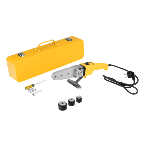 Аппарат для сварки пластиковых труб DWP-800, Х-Pro, 800 Вт, 300 град, комплект насадок, 20-32 мм Denzel по ценам производителя в Уфе с доставкой по всей России