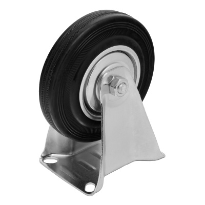 Колесо неповоротное D 125 мм, крепление  платформенное Сибртех по ценам производителя в Уфе с доставкой по всей России