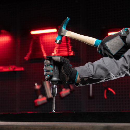 Отвертка ударно-поворотная 1/2, набор бит, 6 шт, черная ручка Профи, пластиковый бокс Matrix по ценам производителя в Уфе с доставкой по всей России