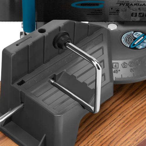 Стусло прецизионное, двухплоскостное, пила 600 мм, две прижимные струбцины, ограничительный упор Gross по ценам производителя в Уфе с доставкой по всей России