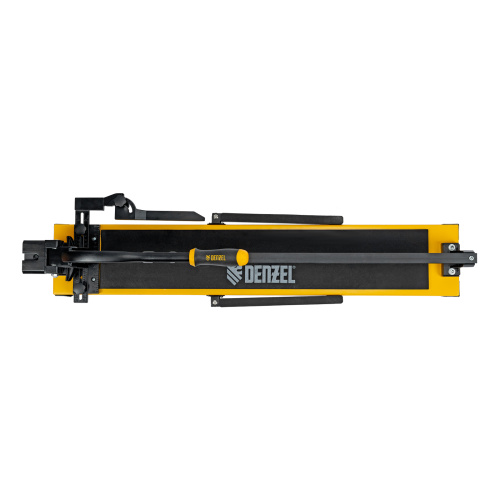Плиткорез рельсовый 800х16мм, каретка на подш., стальная станина, усил. рукоятка-пенал Denzel по ценам производителя в Уфе с доставкой по всей России