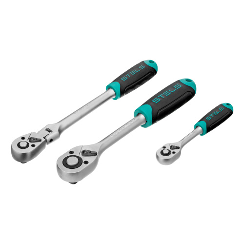 Набор инструментов, 1/2",3/8", 1/4", CrV, пластиковый кейс 142 предмета Stels по ценам производителя в Уфе с доставкой по всей России