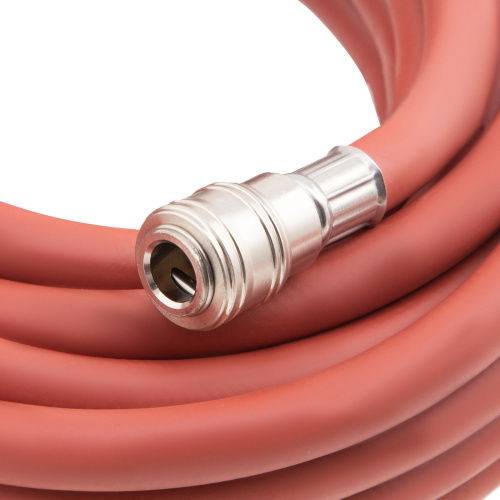 Шланг пневматический резиновый, 10 x 16 мм, 24 бар, армированный, быстросъемное соединение, 10 м Stels по ценам производителя в Уфе с доставкой по всей России