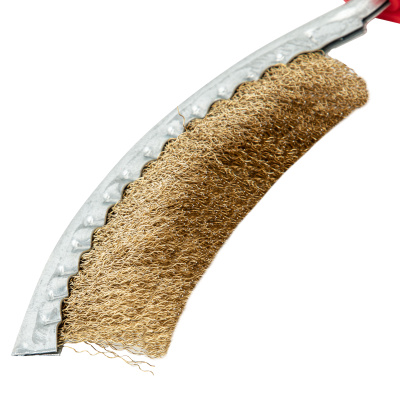 Щетка металлическая изогнутая, пластиковая ручка Matrix по ценам производителя в Уфе с доставкой по всей России