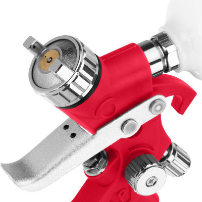 Краскораспылитель HVLP пневмат. с верхним бачком V= 0,1 л, сопло диаметром 0.8 мм Matrix по ценам производителя в Уфе с доставкой по всей России