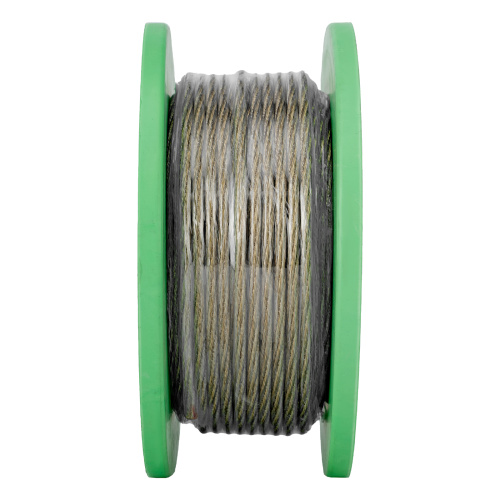 Трос металлополимерный прозрачный ПР-5.0, толщина 5.0 мм, катушка 50 метров Сибртех по ценам производителя в Уфе с доставкой по всей России