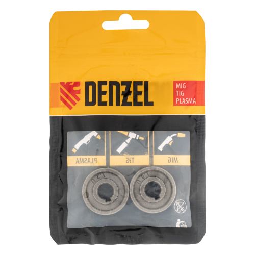 Подающий ролик, U профиль под алюминиевую проволоку 1,0-1,2 мм, 2 шт Denzel по ценам производителя в Уфе с доставкой по всей России