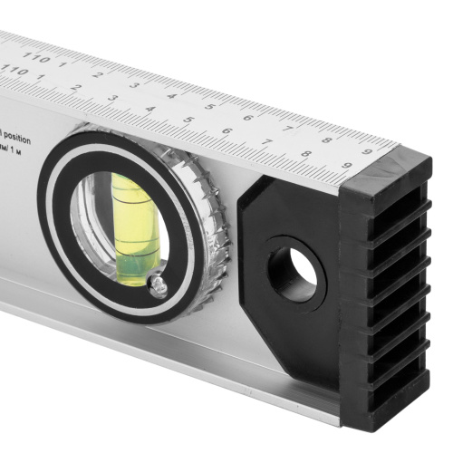 Уровень алюминиевый "Рельс", 1200 мм, 3 глазка (1 поворотный) Matrix по ценам производителя в Уфе с доставкой по всей России