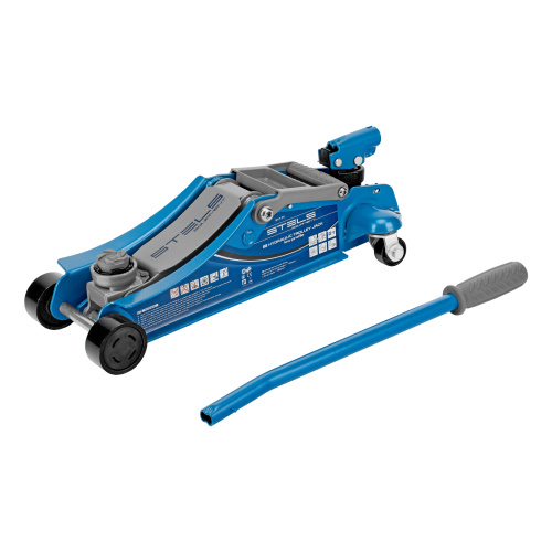 Домкрат гидравлический подкатной, поворотная рукоятка, 2 т, Low Profile, 100-350 мм Stels по ценам производителя в Уфе с доставкой по всей России