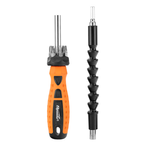 Отвертка телескопическая, набор бит, гибкий привод, 8 шт, Sparta по ценам производителя в Уфе с доставкой по всей России