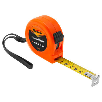 Рулетка Classic,5 м х 18 мм,пластиковый корпус Sparta по ценам производителя в Уфе с доставкой по всей России