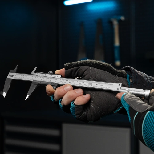 Штангенциркуль, 150 мм, 0.02 мм, нержавеющая сталь, с глубиномером Gross по ценам производителя в Уфе с доставкой по всей России