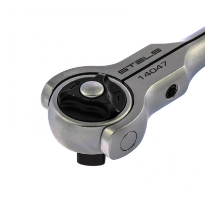 Ключ трещотка 1/2, 72 зуба, с быстрым сбросом, поворотная голова СrV Stels по ценам производителя в Уфе с доставкой по всей России