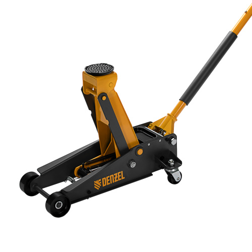 Домкрат гидравлический подкатной 3 т, с фиксатором, быстрый подъем, 135-480 мм, профессиональный Denzel по ценам производителя в Уфе с доставкой по всей России