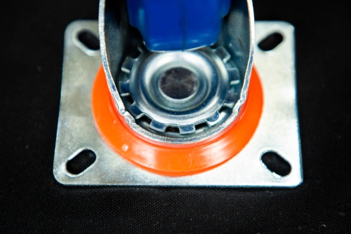 Колесо поворотное резина SRCLb 42 100 мм с тормозом (N) по ценам производителя в Уфе с доставкой по всей России