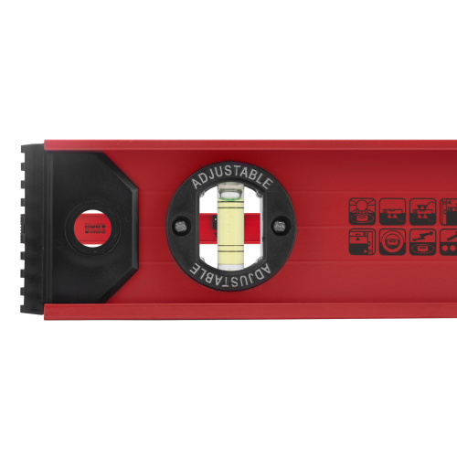 Уровень алюминиевый "Рельс", 800 мм, 3 глазка, усиленный Matrix по ценам производителя в Уфе с доставкой по всей России