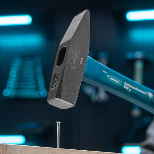 Молоток слесарный, 500 г, квадратный боек, фибергласовая обрезиненная рукоятка Gross по ценам производителя в Уфе с доставкой по всей России