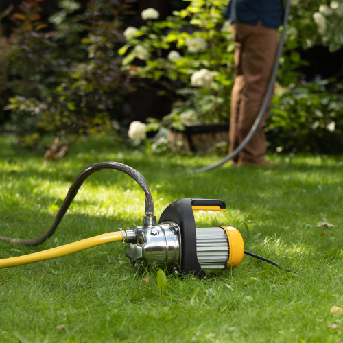 Садовый поверхностный насос GP1200Х, 1200 Вт, 3700 л/ч, подъем 46 м, нержавейка Denzel по ценам производителя в Уфе с доставкой по всей России