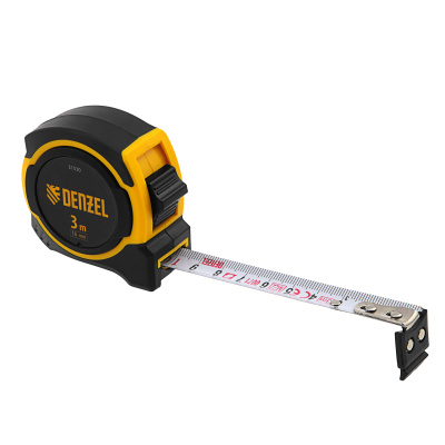 Рулетка 3м х 16мм, двухкомп. корпус, магнитный обрезиненный зацеп Denzel по ценам производителя в Уфе с доставкой по всей России