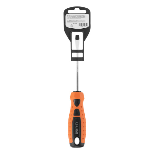 Отвертка "Point", SL6 х 100 мм, CS, двухкомпонентная рукоятка Sparta по ценам производителя в Уфе с доставкой по всей России