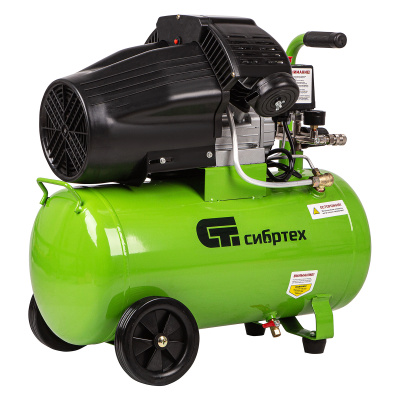Компрессор воздушный КК-2200/50, 2.2 кВт, 350 л/мин, 50 л, прямой привод, масляный Сибртех по ценам производителя в Уфе с доставкой по всей России