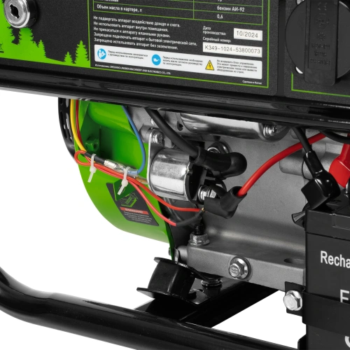 Генератор бензиновый БС-3500Э, 3.2 кВт, 230В, 4-х тактный, 15 л, электростартер Сибртех по ценам производителя в Уфе с доставкой по всей России