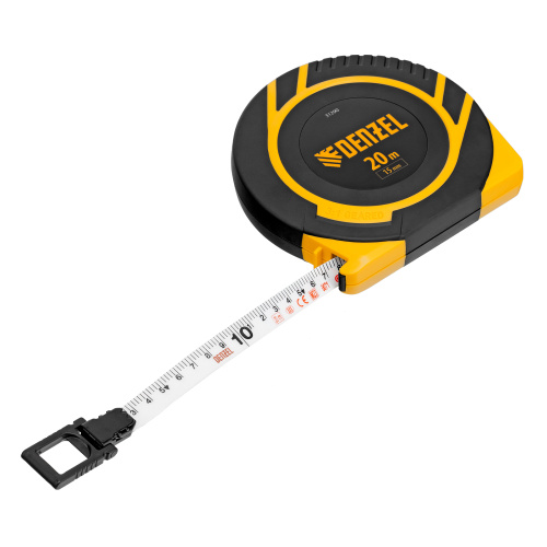Рулетка геодезическая 20 м х 15 мм, закрытый корпус, фиберглассовая лента Denzel по ценам производителя в Уфе с доставкой по всей России