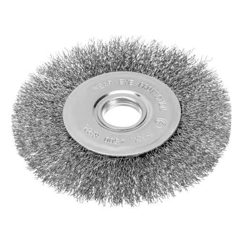 Щетка для УШМ, 125 мм, посадка 22.2 мм, плоская, витая проволока Сибртех по ценам производителя в Уфе с доставкой по всей России