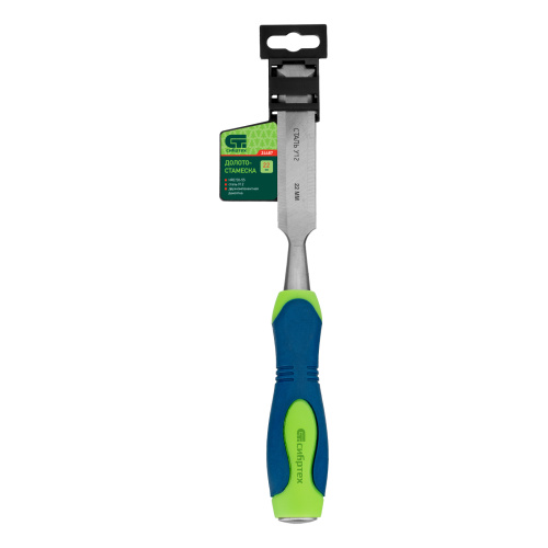 Долото-стамеска, 22 мм, двухкомпонентная рукоятка Сибртех по ценам производителя в Уфе с доставкой по всей России