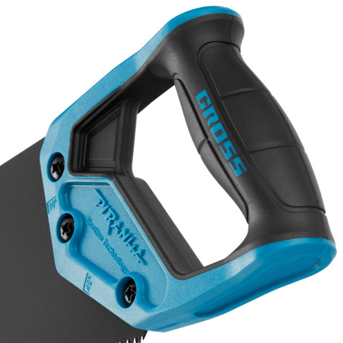 Ножовка по дереву "Piranha", 400 мм, 11-12 TPI, зуб-3D, каленый зуб, тефлоновое покрытие полотна, двухкомпонентная рукоятка Gross по ценам производителя в Уфе с доставкой по всей России