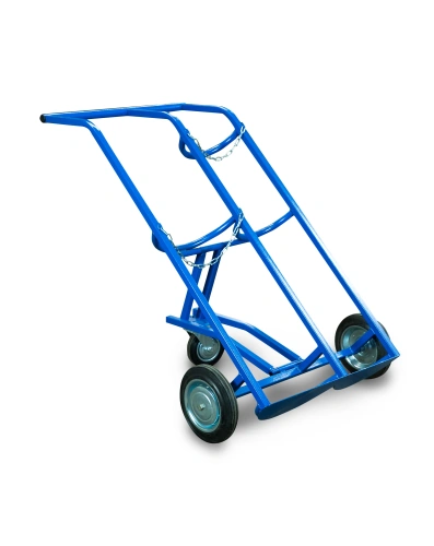 Тележка для баллонов пропан + кислород TOR ТГК-П, 2 баллона (250 резина + 160 поворотное) по ценам производителя в Уфе с доставкой по всей России