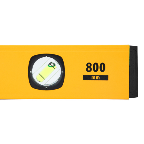 Уровень алюминиевый, магнит, фрезерованный, 3 глазка (1 зеркал.) 0,5 мм/м, 800 мм Denzel по ценам производителя в Уфе с доставкой по всей России