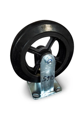 Колесо большегрузное неповоротное FCd 80 200 мм обрезиненное (N) по ценам производителя в Уфе с доставкой по всей России