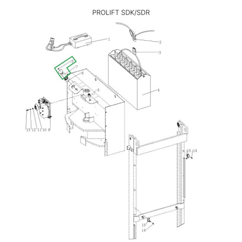 Аварийный выключатель для штабелеров SDR/SDK и SPN, для тележек SK20 по ценам производителя в Уфе с доставкой по всей России