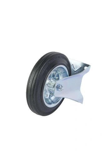 Колесо неповоротное усиленное резина FRC 80 200 мм по ценам производителя в Уфе с доставкой по всей России