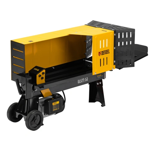 Дровокол электрический ELS7T-52, 2300 Вт, сила раскола 7т, макс. размеры полена D250 x 520 мм Denzel по ценам производителя в Уфе с доставкой по всей России