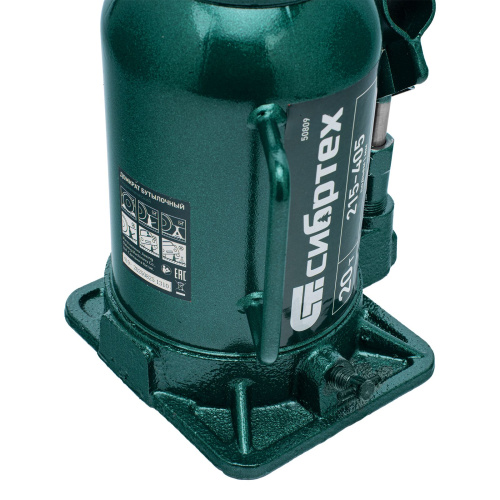 Домкрат гидравлический бутылочный, 20 т, 215-405 мм Сибртех по ценам производителя в Уфе с доставкой по всей России