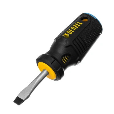 Отвертка, SL6x38 мм, S2, 3к рукоятка Denzel по ценам производителя в Уфе с доставкой по всей России