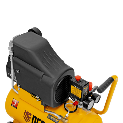 Компрессор воздушный DLC1300/24 безмасляный 1.3 кВт, 24 литра, 206 л/мин Denzel по ценам производителя в Уфе с доставкой по всей России