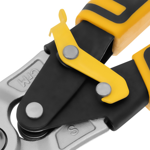 Ножницы по металлу, 270 мм, прямой рез, сталь-CrMo, трехкомпонентные рукоятки Denzel по ценам производителя в Уфе с доставкой по всей России