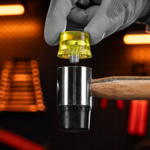 Молоток рихтовочный, бойки 35 мм, комбинированная головка, деревянная ручка Sparta по ценам производителя в Уфе с доставкой по всей России