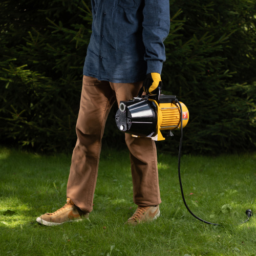 Садовый поверхностный насос GP1100C, 1100 Вт, 4500 л/ч, подъем 46 м, чугун Denzel по ценам производителя в Уфе с доставкой по всей России