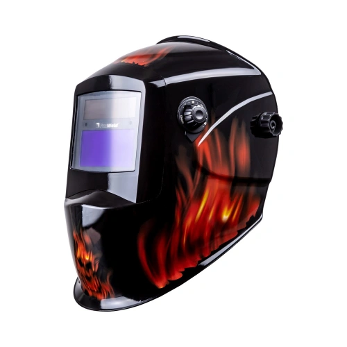 Маска сварщика КОРУНД-2 "пламя" (ф-р 7100V) без коробки по ценам производителя в Уфе с доставкой по всей России