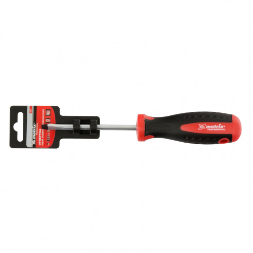Отвертка Profi, SL6.5 х 100 мм, S2, двухкомпонентная рукоятка Matrix по ценам производителя в Уфе с доставкой по всей России
