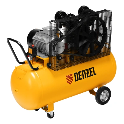 Компрессор воздушный рем. привод BCV 5500-T/200, 5,5 кВт, 200 литров, 850 л/мин Denzel по ценам производителя в Уфе с доставкой по всей России