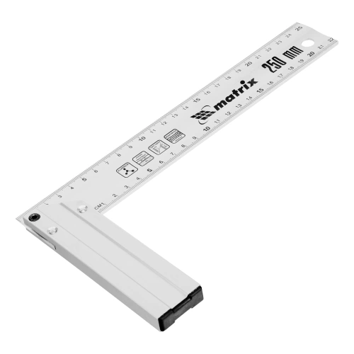 Угольник, 250 мм, алюминиевый, литой Matrix по ценам производителя в Уфе с доставкой по всей России